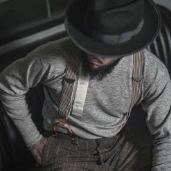 Bronson 14 Oz Side Closing Henley T-Shirt - Gray 21 Bronson 14 Oz Side Closing Henley T-Shirt - Gray