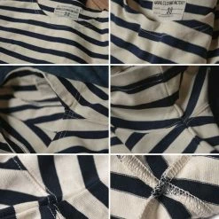 Bronson Breton Stripe T-Shirt - White/Navy 13 Bronson Breton Stripe T-Shirt - White/Navy