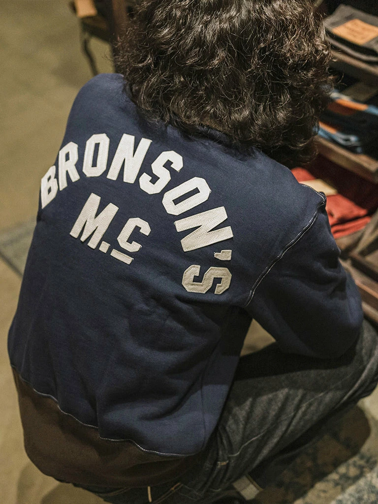 Bronson 1920s Drinking Team Motorcycle Racing Sweatshirt - Navy 8 Bronson 1920s Drinking Team Motorcycle Racing Sweatshirt - Navy