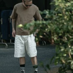 Non Stock 9.8 Oz Cotton Classic Pocket T-Shirt - Khaki