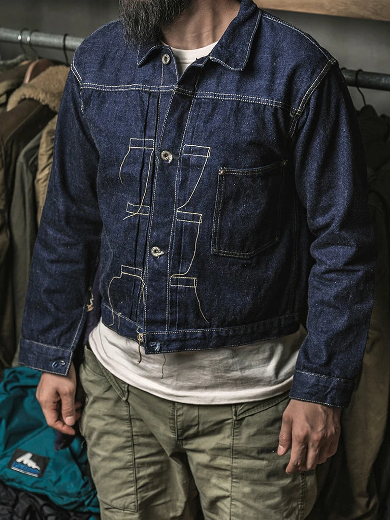 Bronson Lot 44806XX WWII Type 1 14 Oz Selvedge Denim Jacket OUTERWEAR 9 Bronson Lot 44806XX WWII Type 1 14 Oz Selvedge Denim Jacket OUTERWEAR