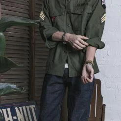 Non Stock Vietnam War US Army OG107 Fatigue Utility Shirt - Im Jin Scouts TOPS 25 Non Stock Vietnam War US Army OG107 Fatigue Utility Shirt - Im Jin Scouts TOPS