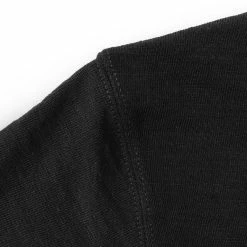 Non Stock 10.5 Oz US Cotton Tubular Gusset T-Shirt - Black
