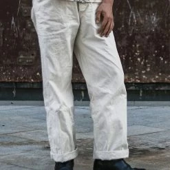 Bronson 1940s WWII USN 10.5 Oz HBT Deck Fatigue Pants Back In Stock 24 Bronson 1940s WWII USN 10.5 Oz HBT Deck Fatigue Pants Back In Stock