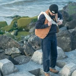 Bronson NEW ARRIVALS 1930s Heavyweight Canvas Game Pocket Hunting Vest - Khaki 35 Bronson NEW ARRIVALS 1930s Heavyweight Canvas Game Pocket Hunting Vest - Khaki