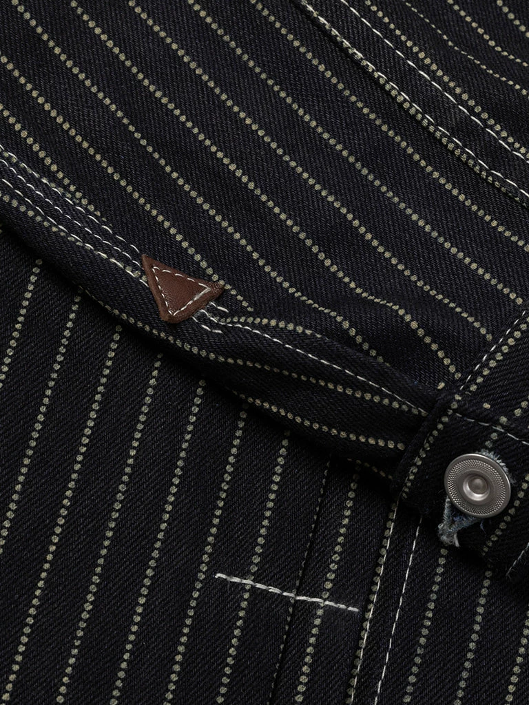 Bronson 1878 Wabash One Pocket Stripe Denim Jacket 18 Bronson 1878 Wabash One Pocket Stripe Denim Jacket