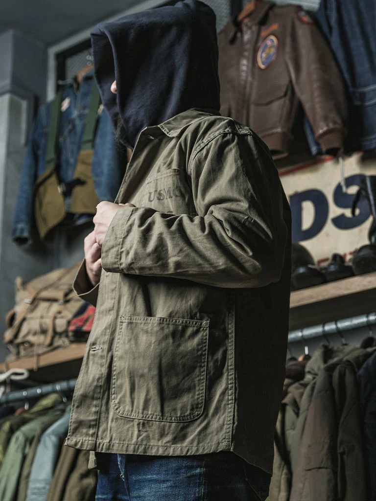 Bronson TOPS 21 Oz Military Academy Reverse Weave Hoodie - Black 8 Bronson TOPS 21 Oz Military Academy Reverse Weave Hoodie - Black