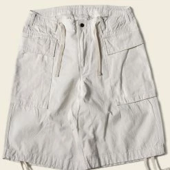 Non Stock NEW ARRIVALS 8.5 Oz Cotton Ripstop Cargo Shorts - White
