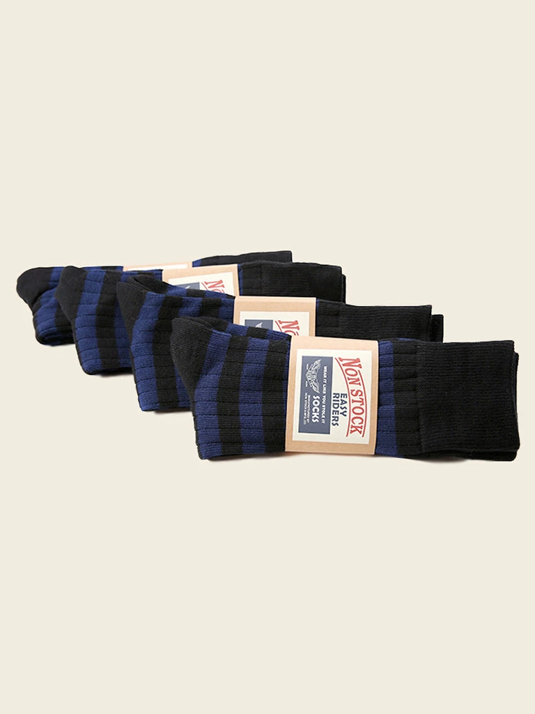Non Stock BEST SELLERS Old School Prisoner Striped Cotton Socks 7 Non Stock BEST SELLERS Old School Prisoner Striped Cotton Socks