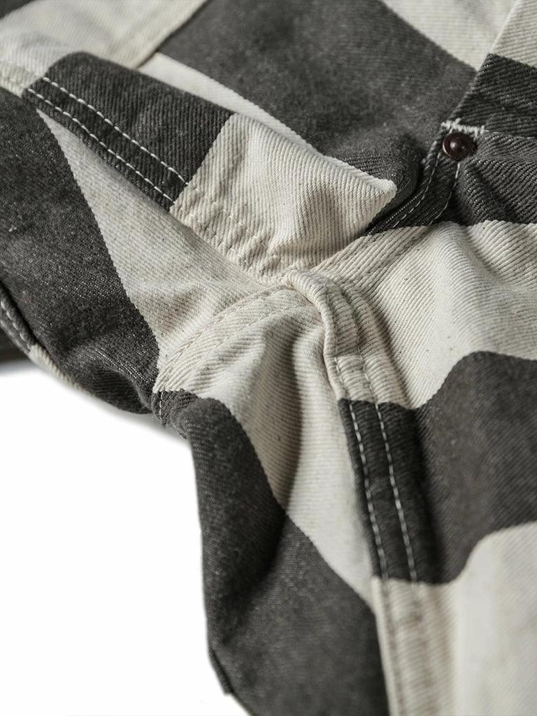 Non Stock 11.5 Oz Heavyweight Wide Striped Prisoner Shorts 17 Non Stock 11.5 Oz Heavyweight Wide Striped Prisoner Shorts