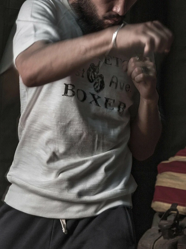 Bronson Back In Stock Heavy Duty Boxer Physical Training T-Shirt - White 7 Bronson Back In Stock Heavy Duty Boxer Physical Training T-Shirt - White