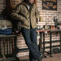 Bronson WWII Early Model Submarine N-1 Woolen Deck Jacket 33 Bronson WWII Early Model Submarine N-1 Woolen Deck Jacket