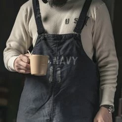 Bronson TOPS US Naval Raschel Knitting Waffle Undershirt