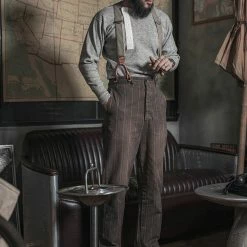 Bronson 14 Oz Side Closing Henley T-Shirt - Gray 22 Bronson 14 Oz Side Closing Henley T-Shirt - Gray