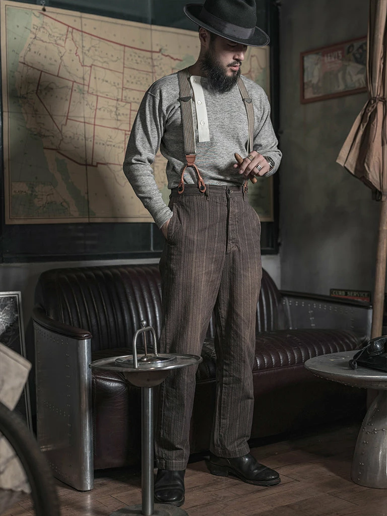 Bronson 14 Oz Side Closing Henley T-Shirt - Gray 9 Bronson 14 Oz Side Closing Henley T-Shirt - Gray