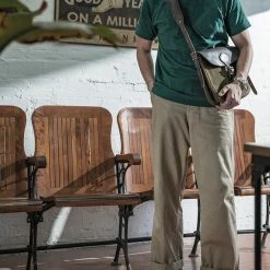 Bronson TOPS 1930s Slanted Pocket Tubular T-Shirt - Green