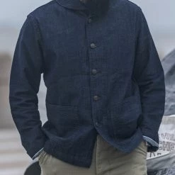 Bronson 1922 USN 2nd Model Denim Coverall Utility Jacket 27 Bronson 1922 USN 2nd Model Denim Coverall Utility Jacket