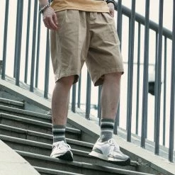 Non Stock BEST SELLERS Classic Straight Leg Double Pleated Shorts - Khaki 27 Non Stock BEST SELLERS Classic Straight Leg Double Pleated Shorts - Khaki