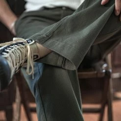 Bronson 13 Oz Cotton Bedford Cord Pants - Olive 24 Bronson 13 Oz Cotton Bedford Cord Pants - Olive