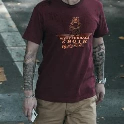Non Stock Vintage West Terrace Choir Print Short Sleeve T-Shirt 30 Non Stock Vintage West Terrace Choir Print Short Sleeve T-Shirt