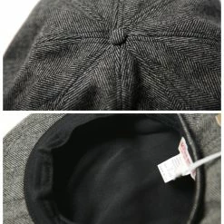 Bronson ACCESSORIES Retro Octagonal News Boy Cap