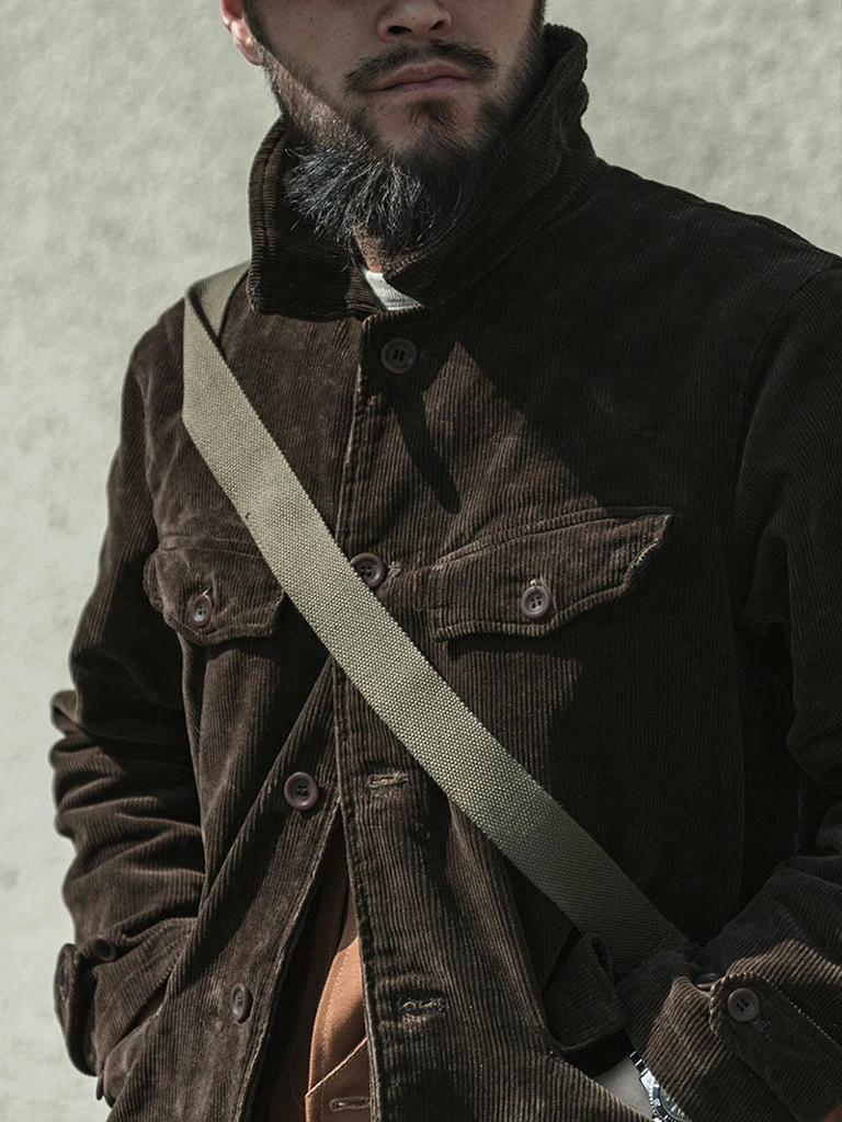 Bronson 1930s French Heavyweight Corduroy Hunting Jacket OUTERWEAR 9 Bronson 1930s French Heavyweight Corduroy Hunting Jacket OUTERWEAR