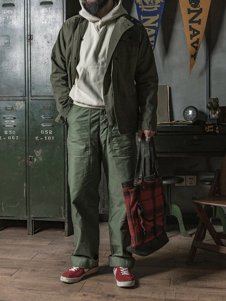 Bronson 21 Oz Military Academy Reverse Weave Hoodie - White TOPS 10 Bronson 21 Oz Military Academy Reverse Weave Hoodie - White TOPS