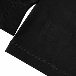 Bronson Vintage Long Sleeve Henley T-Shirt - Black TOPS