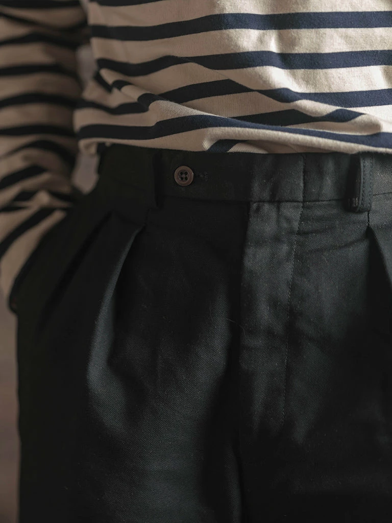 Bronson Lot 962 1960s 15 Oz Cotton Double Pleated Pants 15 Bronson Lot 962 1960s 15 Oz Cotton Double Pleated Pants