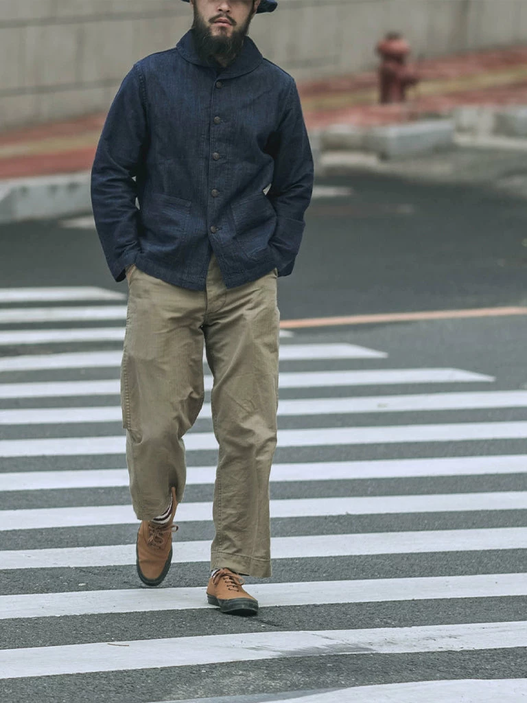 Bronson 1922 USN 2nd Model Denim Coverall Utility Jacket 10 Bronson 1922 USN 2nd Model Denim Coverall Utility Jacket