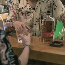 Non Stock Ukiyo-e Tiger & Bamboo Pattern Aloha Shirt - Light Green TOPS 25 Non Stock Ukiyo-e Tiger & Bamboo Pattern Aloha Shirt - Light Green TOPS