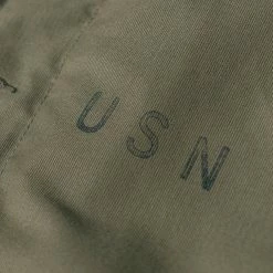 Bronson 1940s USN 3rd Type N-1 Woolen Deck Jacket - Olive Stencil OUTERWEAR