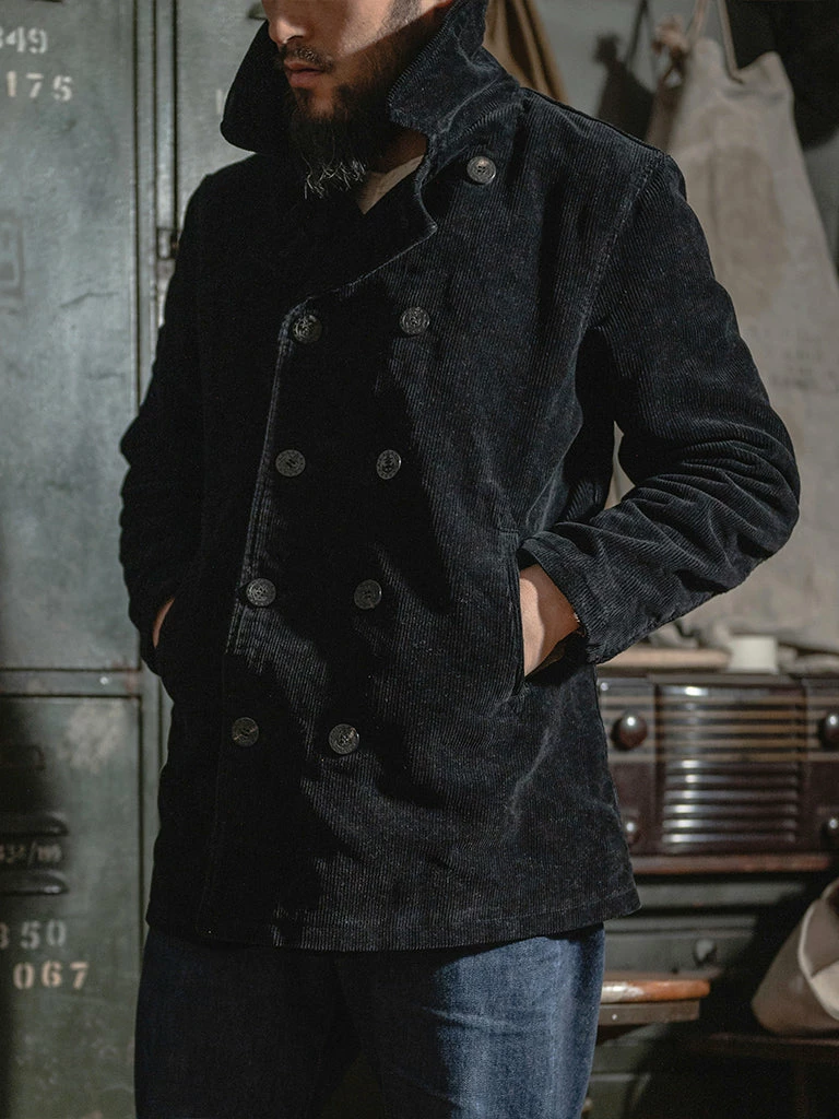 Bronson NEW ARRIVALS Lot 939 Heavyweight Corduroy Peacoat 9 Bronson NEW ARRIVALS Lot 939 Heavyweight Corduroy Peacoat