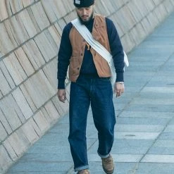 Bronson NEW ARRIVALS 1930s Heavyweight Canvas Game Pocket Hunting Vest - Khaki 36 Bronson NEW ARRIVALS 1930s Heavyweight Canvas Game Pocket Hunting Vest - Khaki