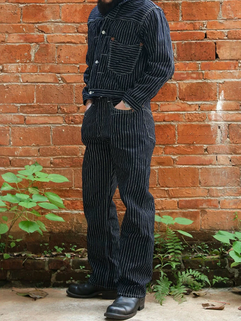 Bronson 1878 Wabash One Pocket Stripe Denim Jacket 10 Bronson 1878 Wabash One Pocket Stripe Denim Jacket