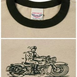 Non Stock Retro Rider Motorcycle T-Shirt TOPS