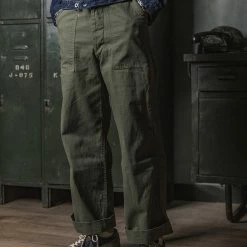 Bronson 1947 1st 838A OD7 Fatigue Utility Pants