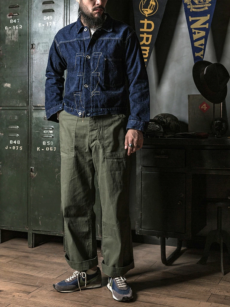 Bronson Lot 44806XX WWII Type 1 14 Oz Selvedge Denim Jacket OUTERWEAR 10 Bronson Lot 44806XX WWII Type 1 14 Oz Selvedge Denim Jacket OUTERWEAR