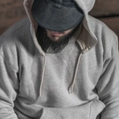 Bronson 1930s 20 Oz Terry Cloth Hooded Sweatshirt TOPS