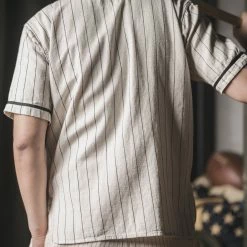 Bronson NEW ARRIVALS WWII Military Baseball Shirt - AIEA NH 22 Bronson NEW ARRIVALS WWII Military Baseball Shirt - AIEA NH