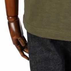 Non Stock 10.5 Oz US Cotton Tubular Gusset T-Shirt - Green