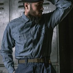 Bronson U.S.N. 8 Oz Chambray Shirt