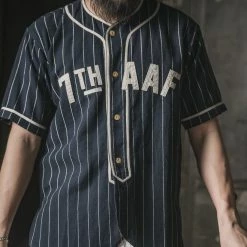 Bronson NEW ARRIVALS WWII Military Baseball Shirt - 7th AFF