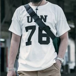 Bronson US Naval Football T-Shirt - White