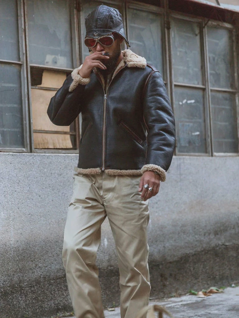 Bronson OUTERWEAR USAAF Type B-6 Flight Jacket 10 Bronson OUTERWEAR USAAF Type B-6 Flight Jacket