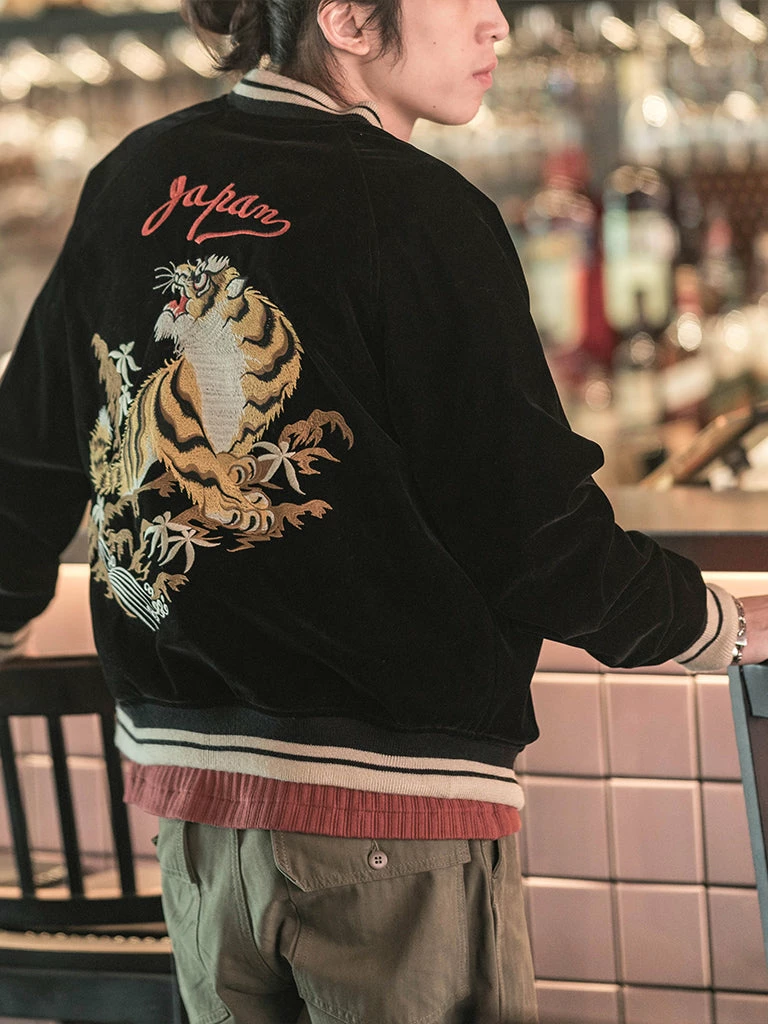 Non Stock 1950s Reversible Acetate Souvenir Jacket - Falcon × Tiger 8 Non Stock 1950s Reversible Acetate Souvenir Jacket - Falcon × Tiger