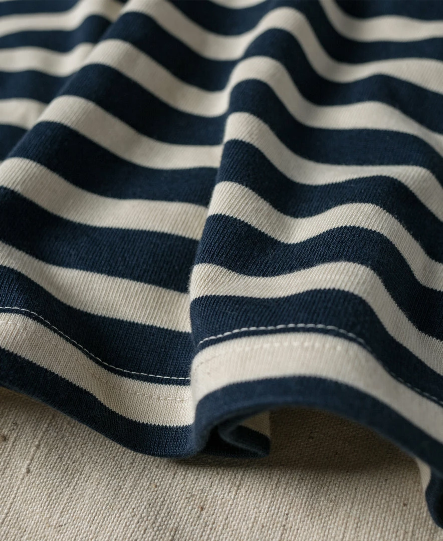 Bronson Breton Stripe T-Shirt - Navy/White 11 Bronson Breton Stripe T-Shirt - Navy/White