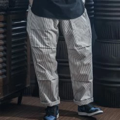 Non Stock NEW ARRIVALS Loose Climbers' Pants - Stripe