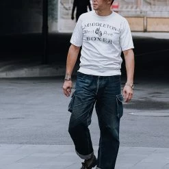 Bronson Back In Stock Heavy Duty Boxer Physical Training T-Shirt - White 31 Bronson Back In Stock Heavy Duty Boxer Physical Training T-Shirt - White