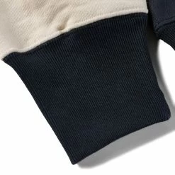 Bronson TOPS Motorcycle Turtle Zip Jersey Overweight Sweater - Black